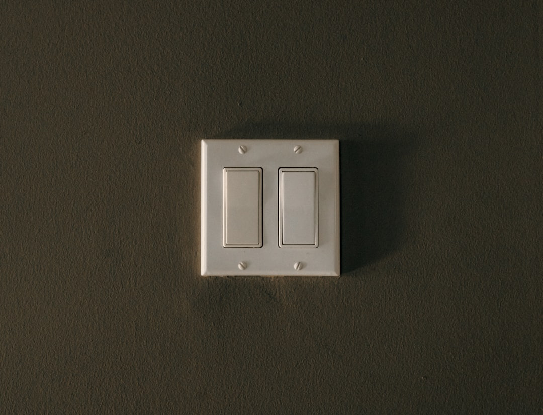Picture of a double-gang light switch